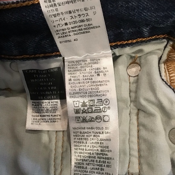 Levi’s 501 W25 (US 0/1) Denim Women’s Shorts High Rise Button Fly 56327-0417 - Picture 6 of 9